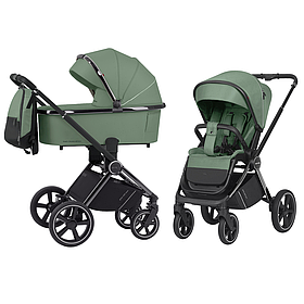 Коляска універсальна 2в1 CARRELLO Ultimo CRL-6511 NF на хромованій рамі, Fern Green