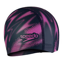 Шапка для плавання Speedo BOOM ULTRA PACE CAP темно-синій, фіолетовий Уні OSFM