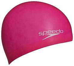 Шапка для плавання Speedo MOULDED SILC CAP JU рожевий Діт OSFM