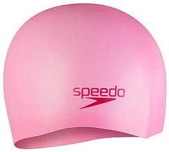 Шапка для плавання Speedo PLAIN MOUD SILC CAP JU рожевий Діт OSFM