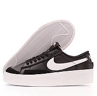 Женские кроссовки Nike Blazer Low Platform Black White