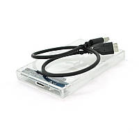 Карман ShuoLe U25E30, 2,5"прозрачный корпус,интерфейс USB3.0 SATA, transparent i