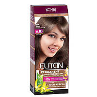 Стойкая крем-краска для волос «Elitan» intensive and natural color, 6.10 Темно-русый