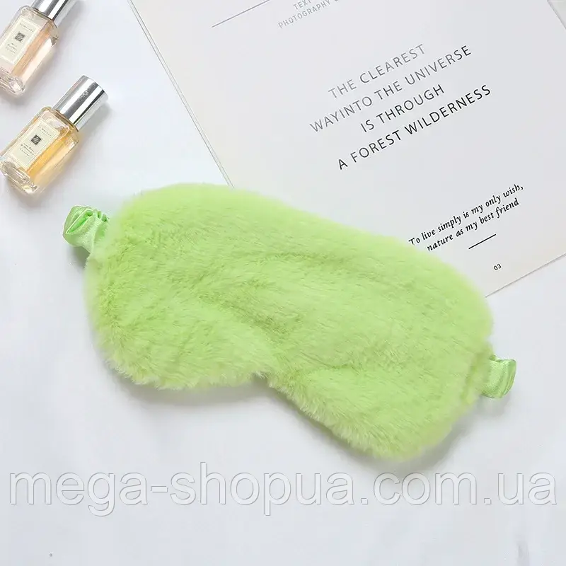 Маска для сну плюшева "Nyako 8". Пов'язка на очі дитяча. Наочна маска жіноча, фото 1