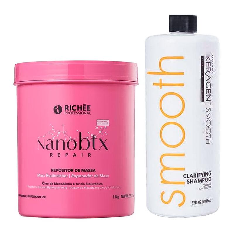 Richée Nano btox Repair Набір Наноботекс для волосся 50/100 г