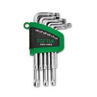 Г-образные ключи TOPTUL TORX T10-T50 9ед. (GAAL0913) GSN-09SS UT, код: 7757528