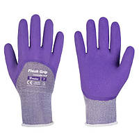 Перчатки защитные FLASH GRIP LAVENDER FULL, размер 7 Bradas упаковка 12 пар.