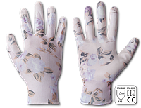 Перчатки защитные NITROX FLOWERS нитрил, размер 8 Bradas