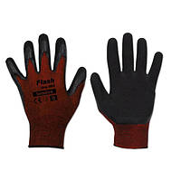 Перчатки защитные FLASH GRIP RED латекс, размер 7 Bradas упаковка 24 пар.