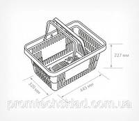Корзина покупателя 20 л (разные цвета) Код/Артикул 132 410001