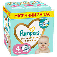 Подгузники Pampers Premium Care Розмір 4 (9-14 кг) 174 шт (8006540855935)