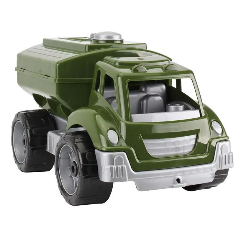 Игрушка автомобиль военный бензовоз Титан 6344 ТЕХНОК спецтехника для детей военные машинки для мальчиков NMS - фото 1 - id-p2185134654