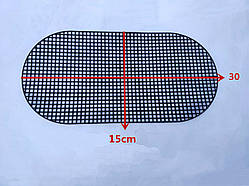 Канва пластикова овальна 30 х 15см Колір - чорний (за 1шт)