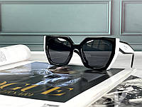 Женские солнцезащитные очки белого цвета в футляре стильные квадратные солнцезащитные очки Prad защита uv 400