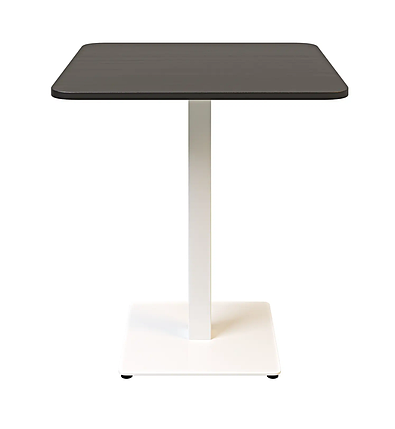 Стіл Tetra light soft 70*70 см білий метал/чорний ДСП (текстура) TM Lovko, фото 3