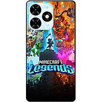 Силіконовий чохол бампер для Infinix Smart 8 Plus (X6526) гра Майнкрафт Minecraft
