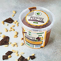 Арахисовая паста шоколадная с медом безглютеновое арахисовое масло какао-бобы и мед 1 кг Ложка здоровья NMS