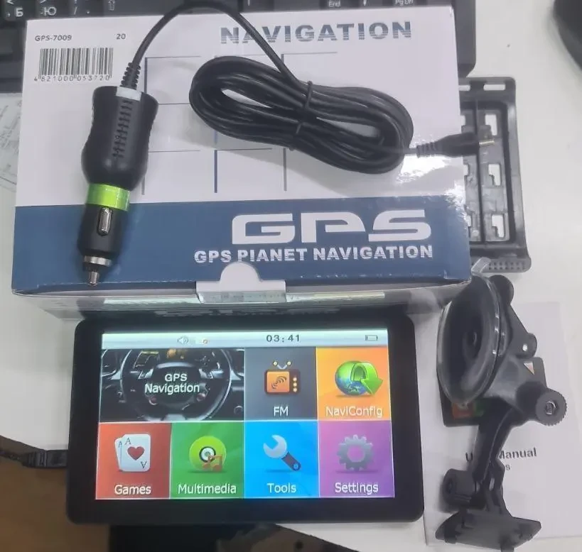 Автомобильный навигатор GPS 7" DDR2 256Mb 8Gb, GPS-7009, для построения маршрута, автоплеер NMS - фото 6 - id-p2185137716