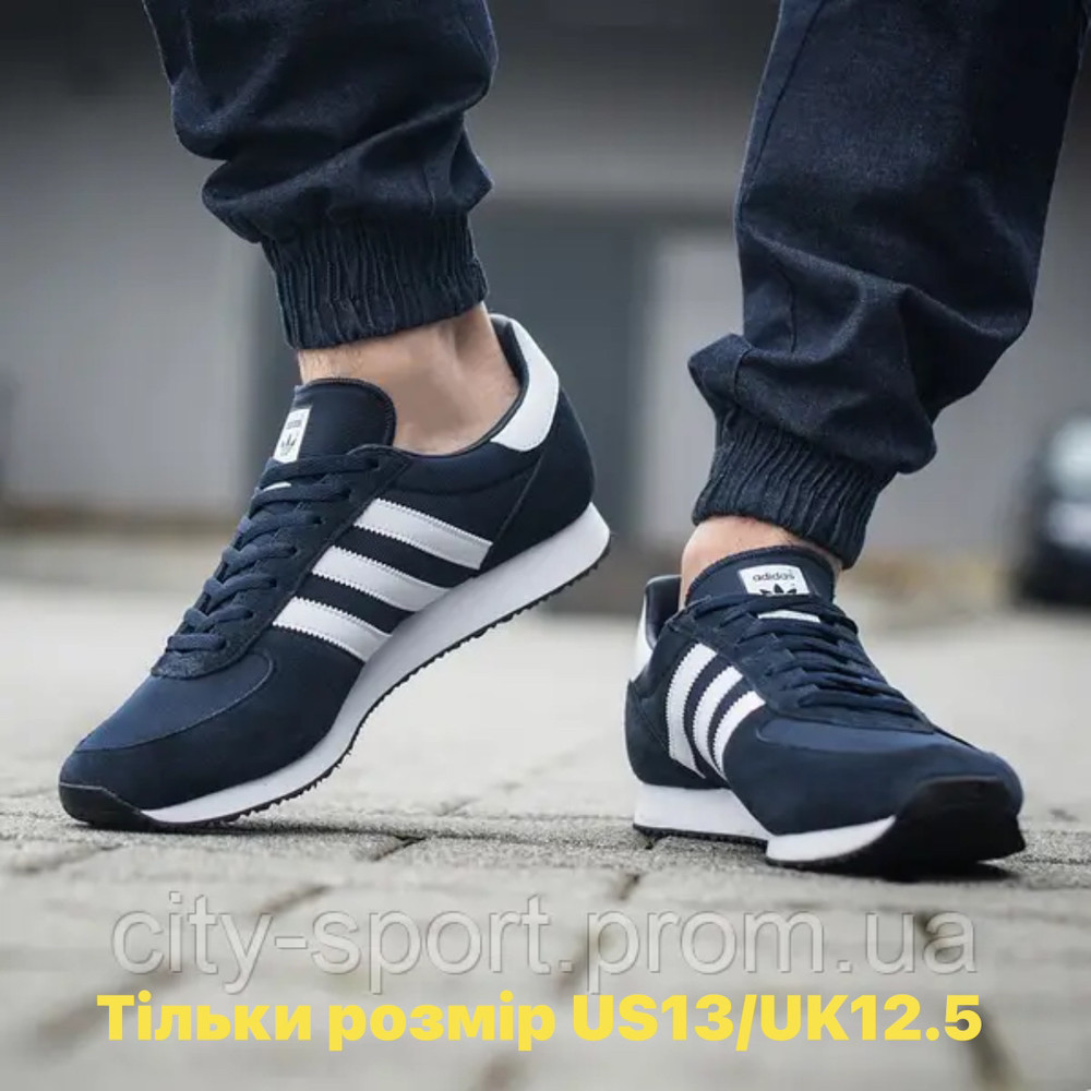 Сині чоловічі кросівки Adidas ZX Racer ,Розмір тільки UK12.5/US13/F48, S79201