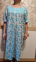 Длинная рубашка женская ночная , хлопок 100%, одежда для сна, домашняя одежда, раз.66 (9XL)