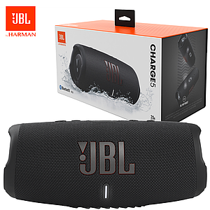 Портативна акустика JBL Wireless Charge 5 Оригінал! Black | Блютуз колонка JBLCHARGE5BLK