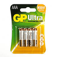 Батарейка GP Ultra 24AU-2UE4 щелочная AAA, 4 шт в блистере, цена за блистер i
