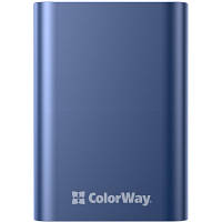 Power Bank ColorWay 20 000 mAh Full power (USB QC3.0 + USB-C Power Delivery 22.5W) Blue