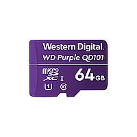 Карта памяти WD 64GB microSDXC class 10 UHS-I (WDD064G1P0C)