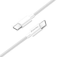 Дата кабель USB-C to USB-C 2.0m 3A 65 W white ColorWay (CW-CBPDCC056-WT)