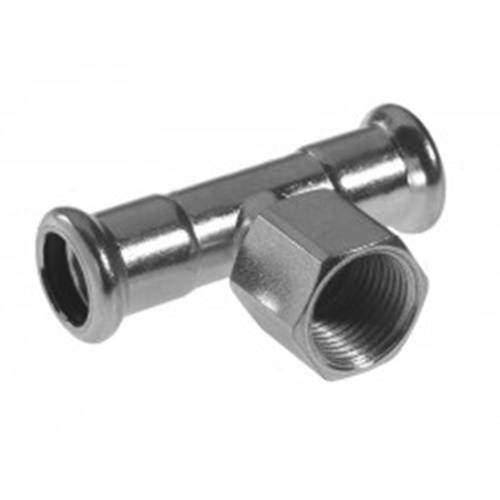 Inox тройник с внутренней резьбой press 15x1/2"x15мм (ID#2185141601 ...