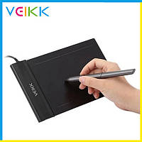 Универсальный графический планшет для рисования и творческих задач чёрного цвета VEIKK S640 Graphics Tablet