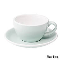 Чашка Loveramics Egg River Blue 200 мл із блюдцем