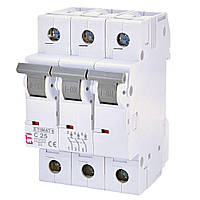 Автоматиний вимикач ETIMAT 6 3p С 25А