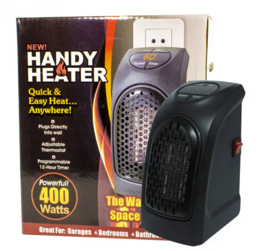 Электро обогреватель Rovus handy heater 400w, Портативный мини тепловентилятор, Дуйчик обогреватель NMS - фото 6 - id-p2185152902