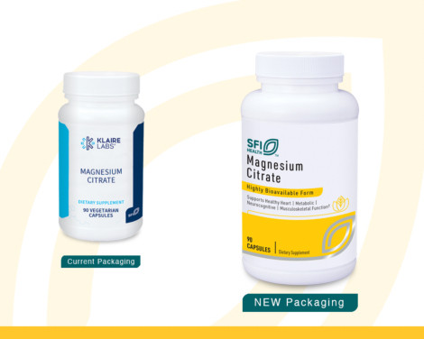 Магній цитрат Klaire Labs (Magnesium Citrate) 90 вегетаріанських капсул BX123, фото 1