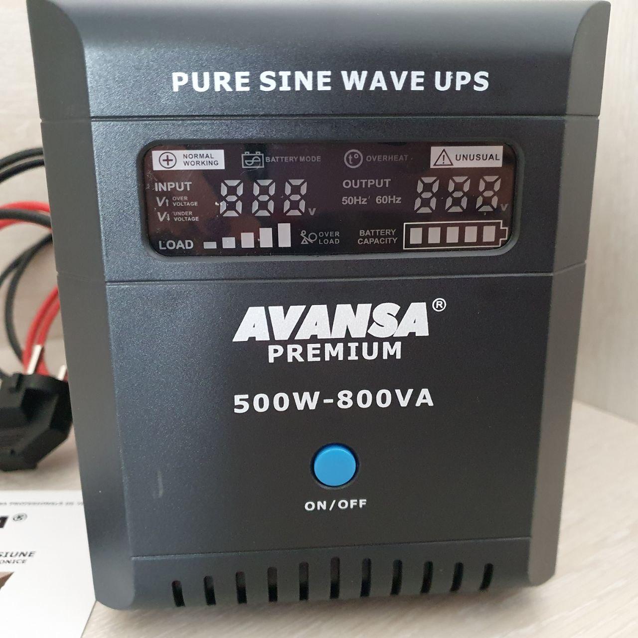 Бесперебойный блок питания ИБП UPS для квартиры, для ПК Avansa UPS 500W, VOLT POLSKA SinusPRO 800 NMS - фото 4 - id-p2185155297