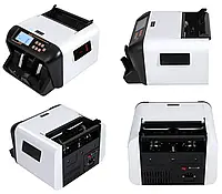 Портативная счетная машинка для денег Cash Counting Machin 555D с детектором подлинности, Счетчик банкнот NMS