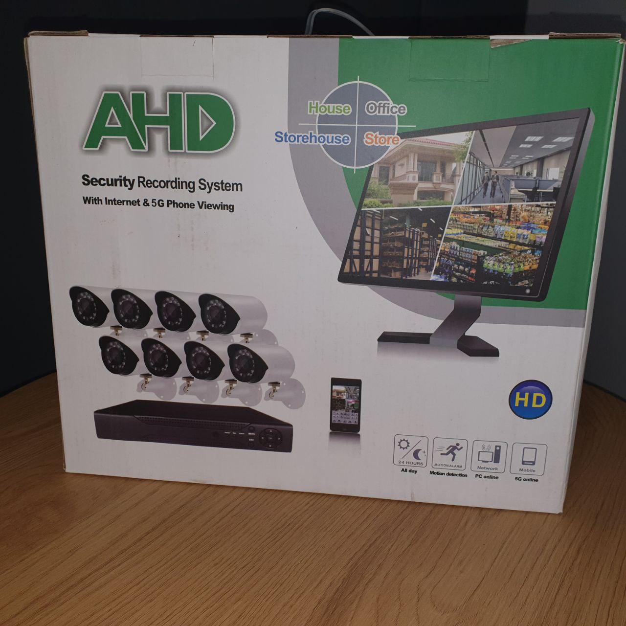 Комплект видеонаблюдения проводной KIT AHD 8CH 1MP на 8 камер, Регистратор наружного и внутреннего NMS - фото 6 - id-p2185167752