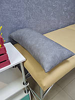 Прямоугольная подушка из кожзама для массажных столов и косметологических кушеток 50*30см