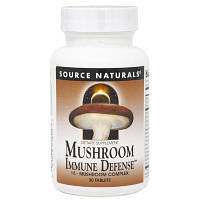 Травы Source Naturals Комплекс из 15 Разновидностей Грибов, Mushroom Immune Defense, 30 т (SN1608) MM