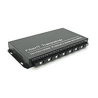 Коммутатор UPLINK UFS CK-880IS8F2E Fiber Switch 8Fiber 100Mbps + 2 1000M RJ45 ports, корпус металл, БП в