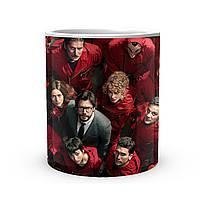 Кружка Бумажный дом La Casa De Papel people in red LC 02.01 MSH