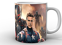 Кухоль Капітан Америка Captain America Стів Роджерс та Тоні Старк CA.02.016 MSH