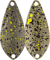 Блесна Rapture Area Spoon Sysma 28 мм 1.8 г Матово серая с желтыми-черными брызгами COL (188-08-308)
