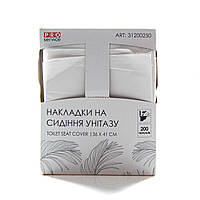 PRO Накладки гигиенические на сиденье унитаза 1/4 (200 шт./уп.)