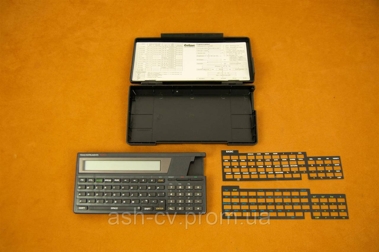 Вінтажний, портативний, комп'ютер, BASIC, Texas Instruments, TI-74, 1985, #2