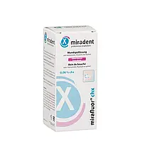Рідина для полоскання ротової порожнини Mirafluor з CHX 0,06% (500мл), (Miradent)