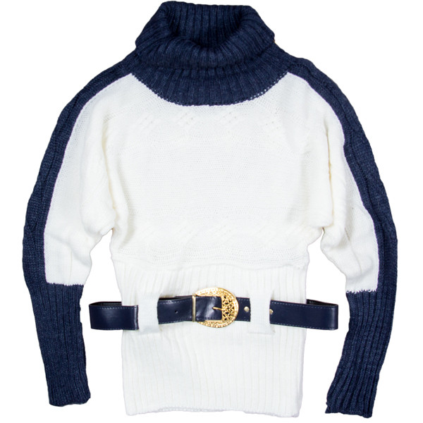 Кофта-гольф для дівчаток "Marions" з поясом , фото 1