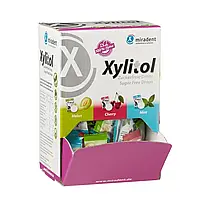 Льодяники з ксилітолом Xylitol Drops в картонному боксі (100 шт), (Miradent)