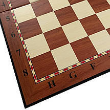 Дошка для гри в шахи, шашки 330 мм х 330 мм, ігрове поле, фото 3